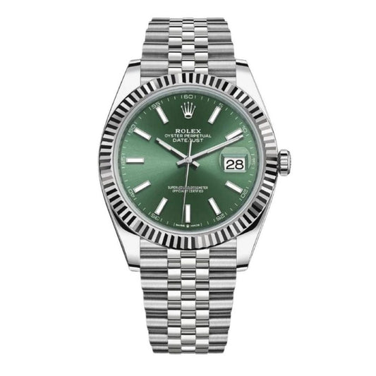 Rolex Datejust Green Dial Jubilee Bracelet 41mm